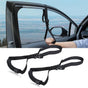 4Pack Car Grab Handle Adjustable Standing Aid Safety Handle Portable Vehicle Support Grab Bar Nylon Grip V1192-AZ-W-3638