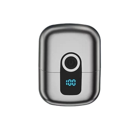 Metal Mini Electric Shaver for Travel Men- Smooth & Close Shave, Portable USB-C Rechargeable Razor with Cap, V1192-AZ-W-3653