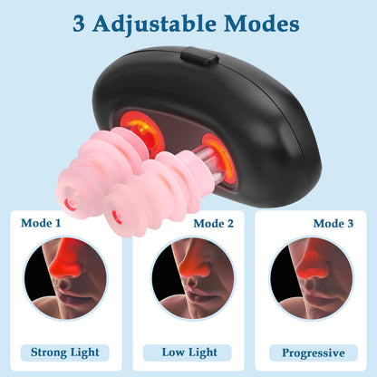 Red Light Nasal Therapy Device, Portable Red Light Therapy for Nose,Red Light Nasal Soothing Device V1192-AZ-W-3685