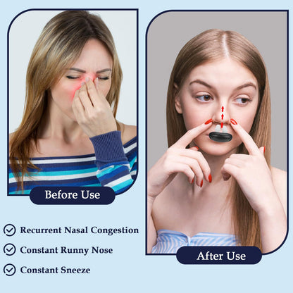 Red Light Nasal Therapy Device, Portable Red Light Therapy for Nose,Red Light Nasal Soothing Device V1192-AZ-W-3685