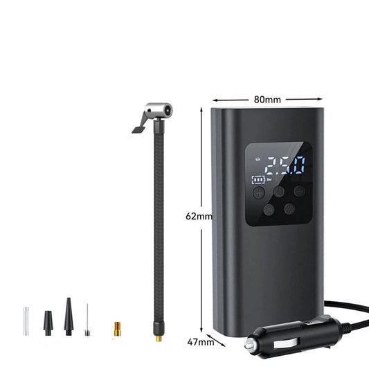 Electric Inflator Air Compressor Rechargeable Car Air Pump, Inflator Bike Air Pump Mini Portable V1192-AZ-W-3686