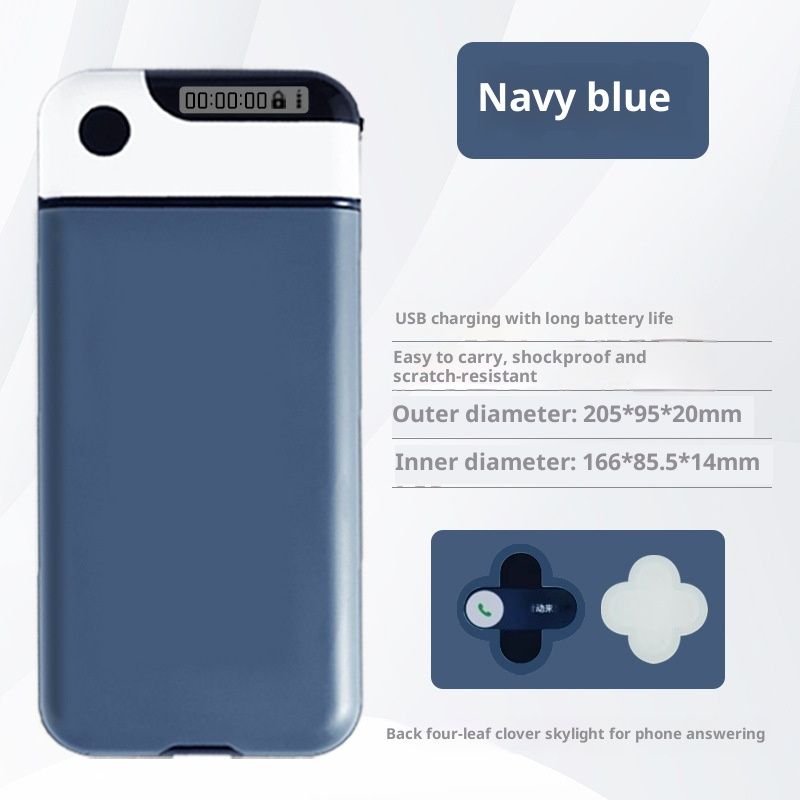 Phone Lock Box with Timer,Cell Phone Lock Box,USB Charging Type,Long-Term Continuous Use,Time Can Be Freely V1192-AZ-W-3688