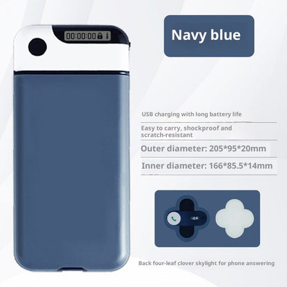Phone Lock Box with Timer,Cell Phone Lock Box,USB Charging Type,Long-Term Continuous Use,Time Can Be Freely V1192-AZ-W-3688