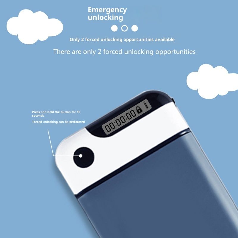 Phone Lock Box with Timer,Cell Phone Lock Box,USB Charging Type,Long-Term Continuous Use,Time Can Be Freely V1192-AZ-W-3688