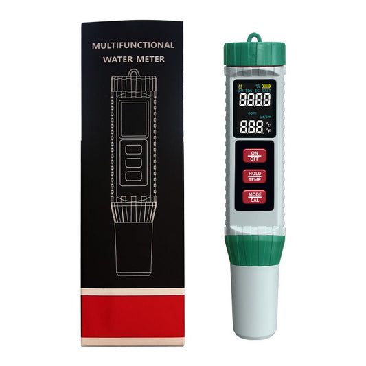 5 in 1 Water Quality Tester Pen Meter for Pools, Drinking Water Aquariums hydroponic Cooking Tester Measure V1192-AZ-W-3694