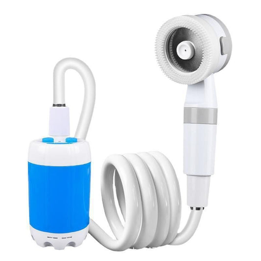 Portable Shower, Outdoor dormitory bath artifact Electric Rechargeable Portable Camping Shower, simple car V1192-AZ-W-3700