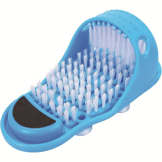 Foot Brush Feet Cleaning Feet Scrubber Stick on Floor for Shower Spa No More Bending Feet Cleaning Scrubber 1 V1192-AZ-W-3705