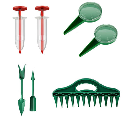 7 pack Soil Quick Punching Machine, Seed Planter, Porous Seed Planter, Seedling Soil pad, Used for Planting V1192-AZ-W-3725