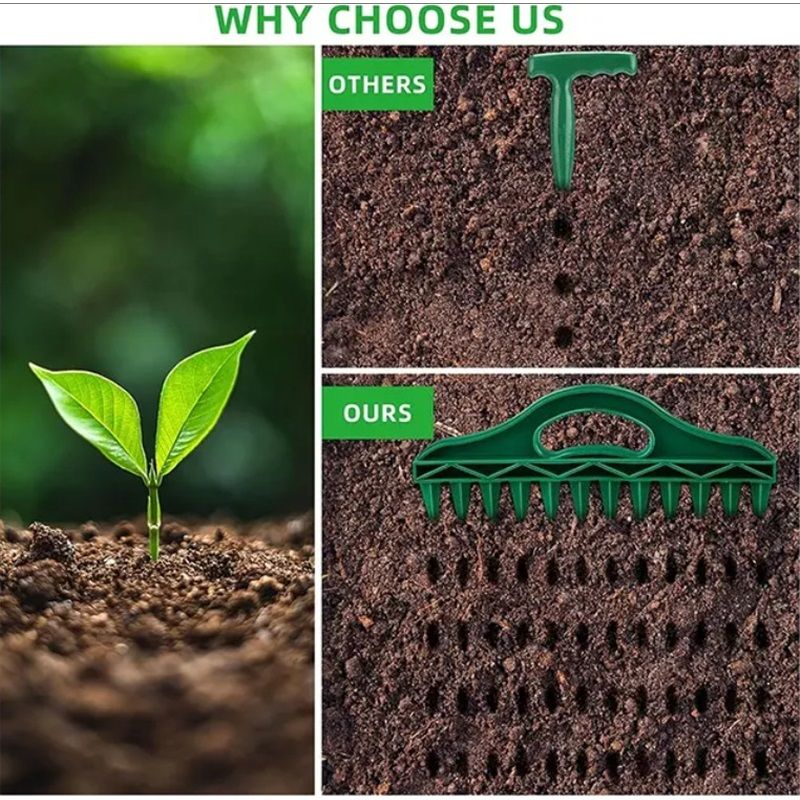 7 pack Soil Quick Punching Machine, Seed Planter, Porous Seed Planter, Seedling Soil pad, Used for Planting V1192-AZ-W-3725