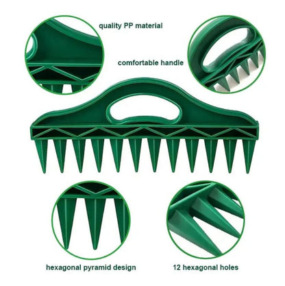 7 pack Soil Quick Punching Machine, Seed Planter, Porous Seed Planter, Seedling Soil pad, Used for Planting V1192-AZ-W-3725