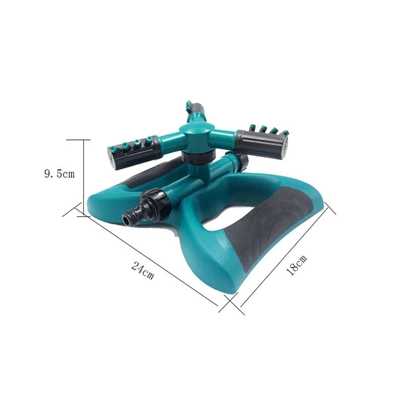 Courtyard watering tool, large area rotating garden watering tool, lawn and courtyard watering tool (green) V1192-AZ-W-3747