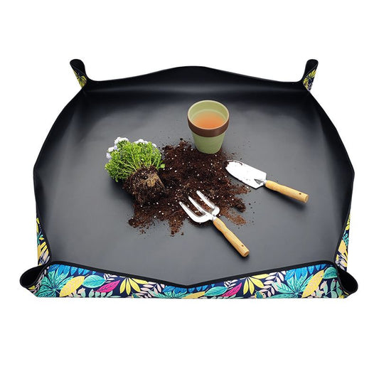 3 PCS 29.5"x 29.5" Waterproof Repotting Mat for Plant Transplanting and Mess Control Repotting Mat for Indoor V1192-AZ-W-3760