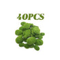 40Pcs Artificial Moss Rocks (4 Sizes), Green Moss Decor for Floral Arrangements, Fairy Gardens and Crafting V1192-AZ-W-3768