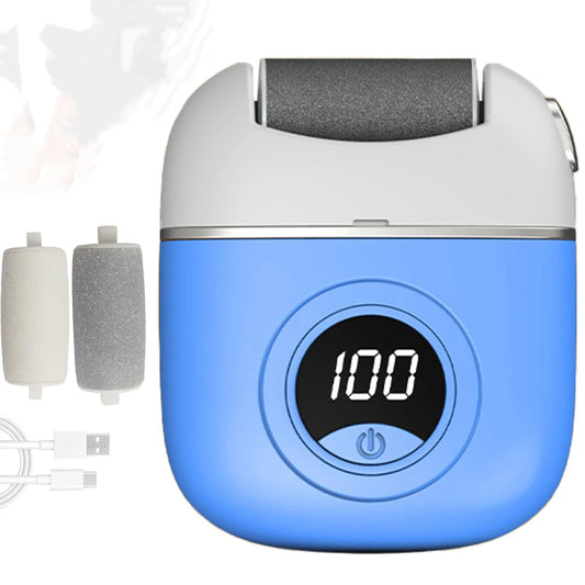 Electric Callus Remover for Feet, Portable Rechargeable Foot Repair and Grinding Device with Digital Display, V1192-AZ-W-3803