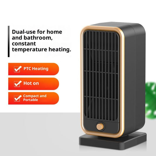 Space Heaters, 500W Energy Efficient Quiet Mini Portable Heater, PTC Ceramic Fast Heater Function for Office V1192-AZ-W-3805