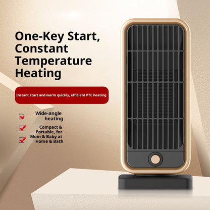 Space Heaters, 500W Energy Efficient Quiet Mini Portable Heater, PTC Ceramic Fast Heater Function for Office V1192-AZ-W-3805