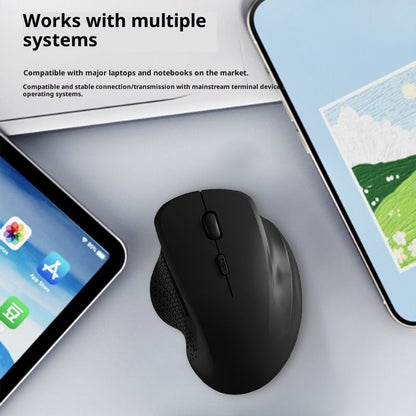 Wireless Mouse (2.4G) Silent 800-1200-1600 DPI Computer USB & Bluetooth Mouse 6 Buttons, Wide Compatibility - V1192-AZ-W-3813