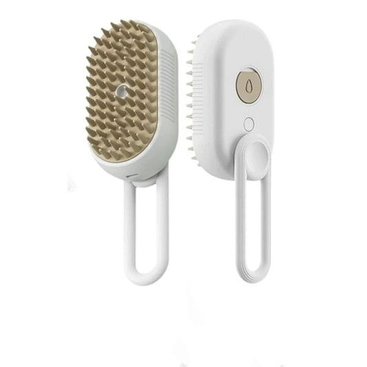 Pet Steam Groomer Comb 2pcs,3 in 1 Cat Steam Brush Pet Hair Steamy Brushes,Grooming Comb Tool for Pets Hair V1192-AZ-W-3816
