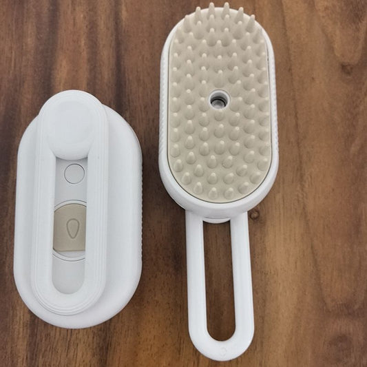Pet Steam Groomer Comb 2pcs,3 in 1 Cat Steam Brush Pet Hair Steamy Brushes,Grooming Comb Tool for Pets Hair V1192-AZ-W-3816