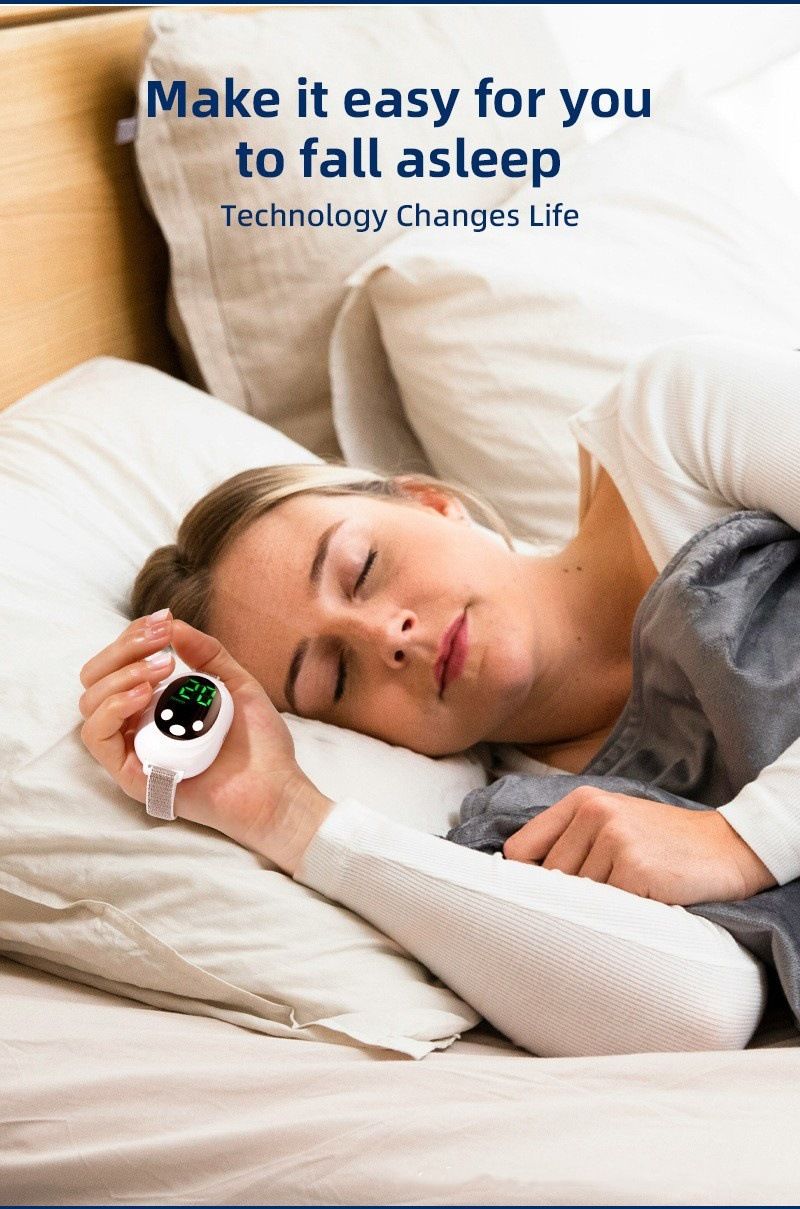 Handheld Sleep Aid Device, Anxiety Device, Relief Anxiety Help Sleep, Promotes Rest, USB Rechargeable white V1192-AZ-W-3820