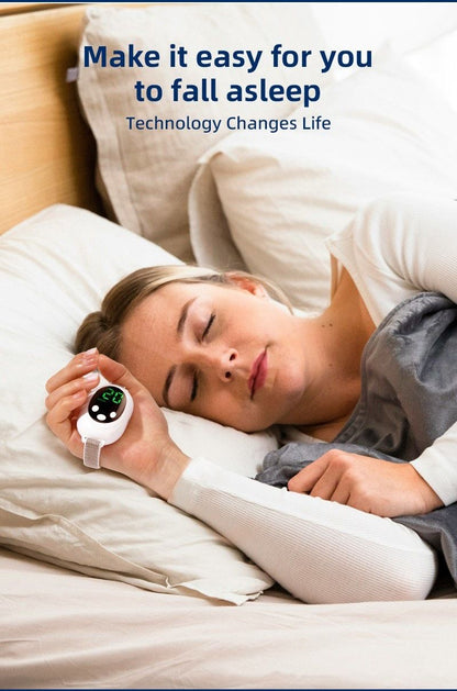 Handheld Sleep Aid Device, Anxiety Device, Relief Anxiety Help Sleep, Promotes Rest, USB Rechargeable white V1192-AZ-W-3820