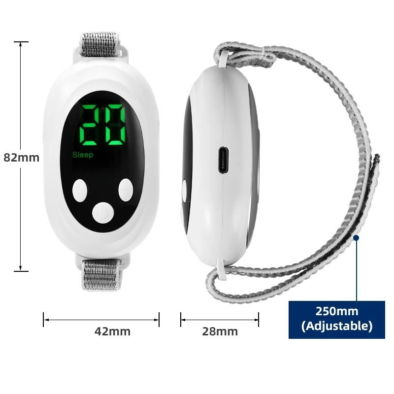 Handheld Sleep Aid Device, Anxiety Device, Relief Anxiety Help Sleep, Promotes Rest, USB Rechargeable white V1192-AZ-W-3820