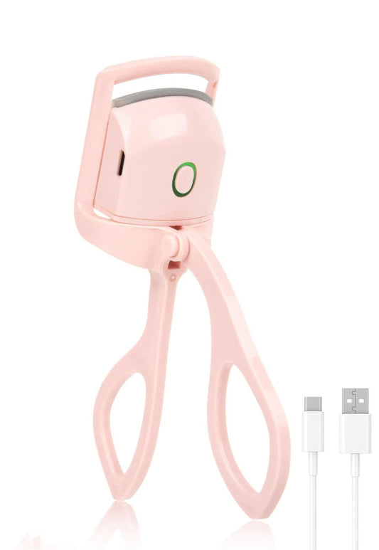 Electric Heated Eyelash Curler for Women - USB Rechargeable Heated Lash Curler with Quick Heat-Up, Multi-Temp V1192-AZ-W-3822