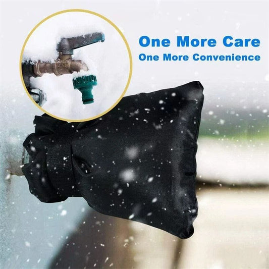3pcs Thickened Anti-Freeze Outdoor Faucet Socks - Reusable Hose Bib Covers with Reflective Strips for Winter V1192-AZ-W-3834