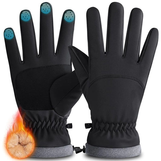 Waterproof Warm Gloves Women Men with Touchscreen Fingers, Ski Snow Windproof for Cold Weather Thermal, for V1192-AZ-W-3835