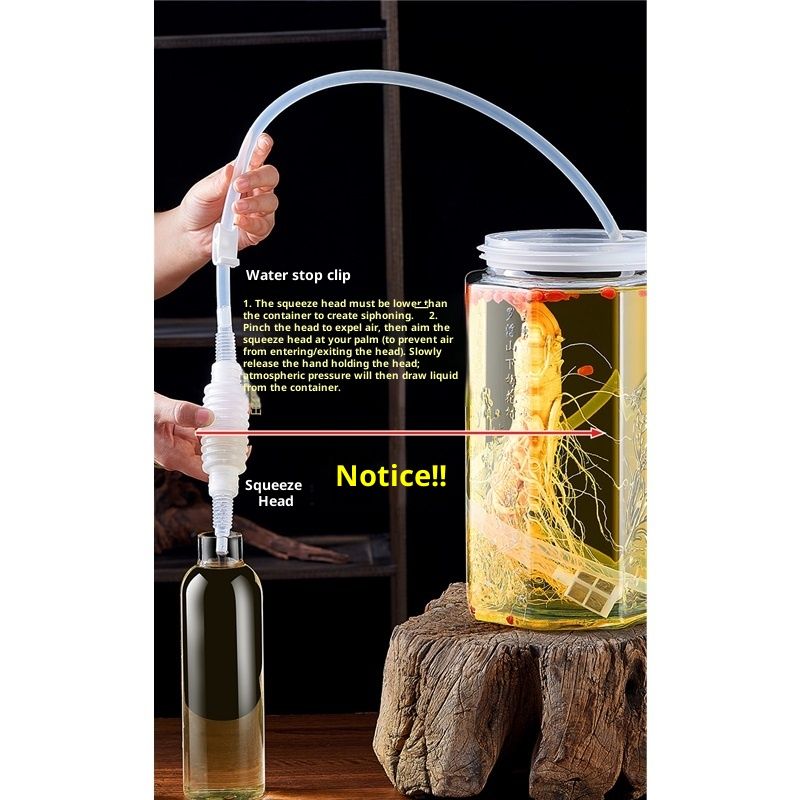 5pcs Syphon Tube Pipe Hose For Home Brew Wine Making Siphon Filter Soft Tube 1.6M for Wine Making Brewing V1192-AZ-W-3840