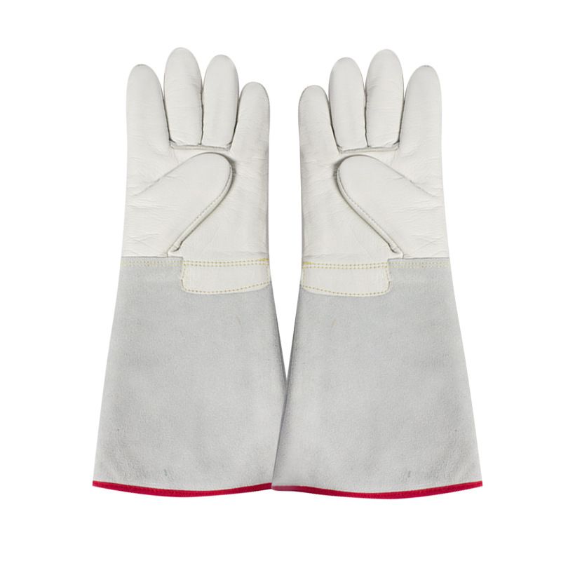 Cryogenic Gloves Low Temperature LNG Liquid Nitrogen Protective Gloves Cold Storage Safety Frozen Gloves-36cm V1192-AZ-W-3849