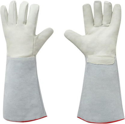 Cryogenic Gloves Low Temperature LNG Liquid Nitrogen Protective Gloves Cold Storage Safety Frozen Gloves-36cm V1192-AZ-W-3849