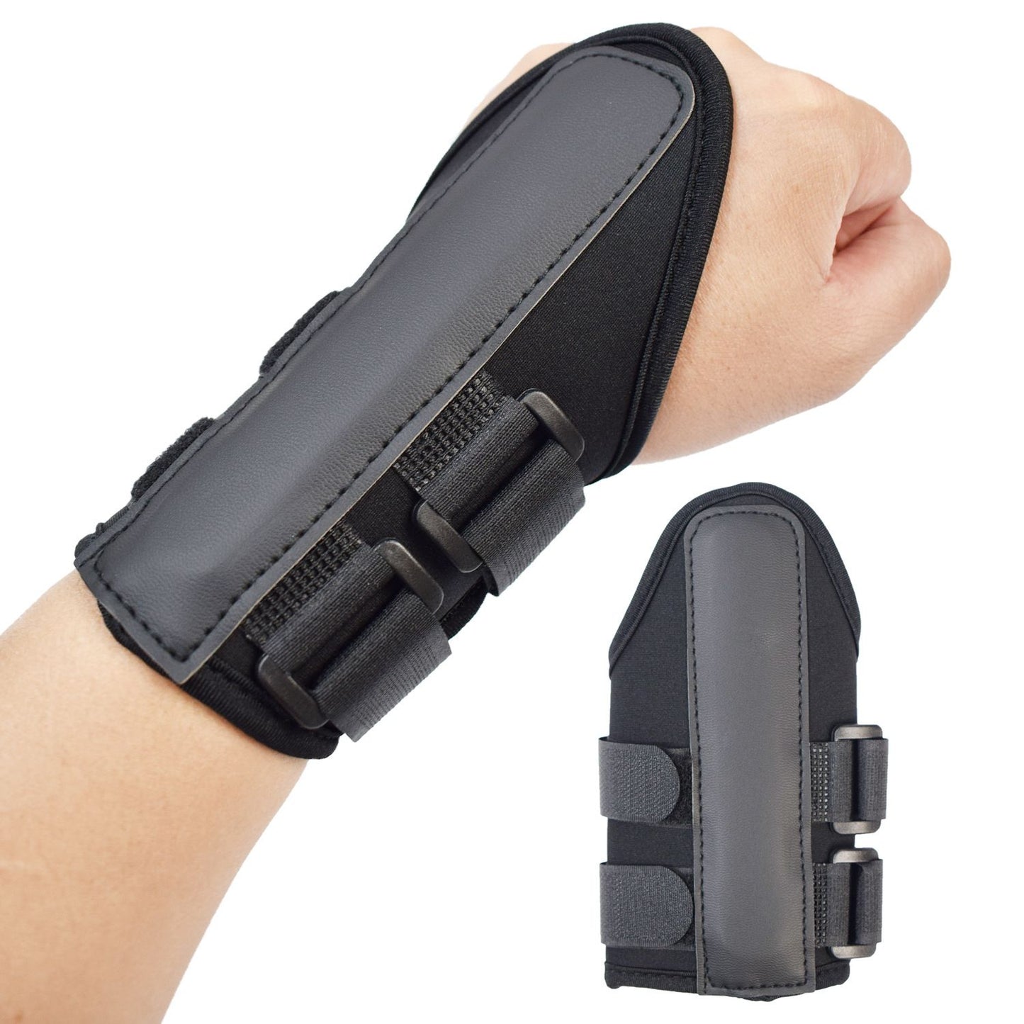Golf Swing Training Aid, Golf Wrist Brace for Golf Training Swing Correction Golf Swing Arm Band (black 2pcs) V1192-AZ-W-3853