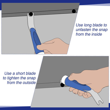 Practical and Durability Boat Cover Snap Release Tool Save Canvas from Ripping, Design for Boaters and V1192-AZ-W-3857