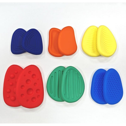 Sensory Stone for Kids: 12 Pack Textured Soft Worry Stone for Autism Kids Calming - Stress Toys for Students V1192-AZ-W-3858