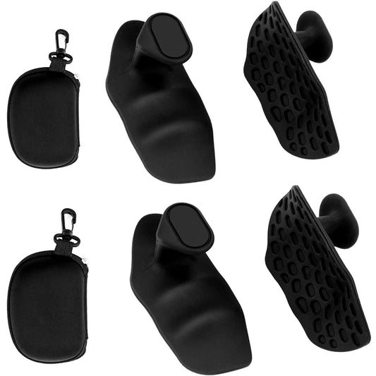 4Pcs Weight Lifting Grips for Men Women, Ergonomics Workout Rubber Fingerless Gym Grips, Grip for Exercise V1192-AZ-W-3859