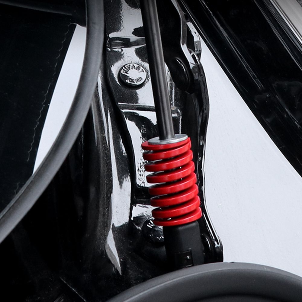 6PCS Spring Mod Kits Modification Spring Parts Accessories red Trunk Tailgate Strut Support Spring,OD Spiral V1192-AZ-W-3877