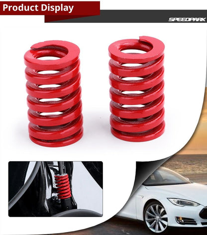 6PCS Spring Mod Kits Modification Spring Parts Accessories red Trunk Tailgate Strut Support Spring,OD Spiral V1192-AZ-W-3877