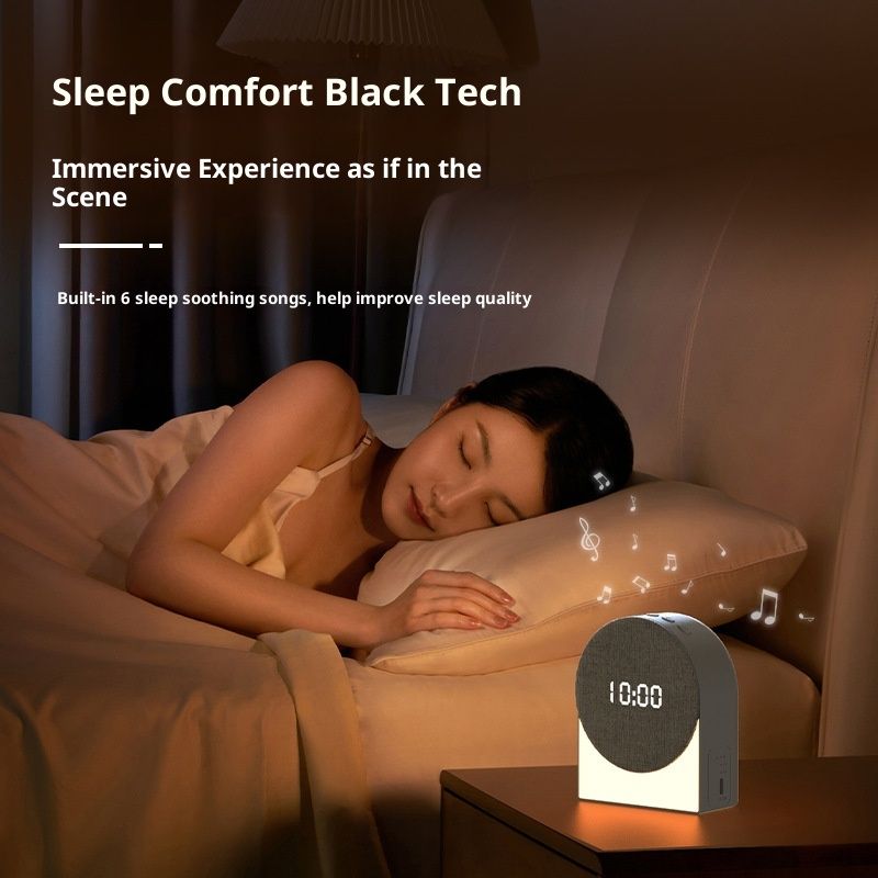 4 in 1 Sound Machine with Digital Clock & Night Light, White Noise Machine, 32-Level Volume, Memory & Timer, V1192-AZ-W-3879