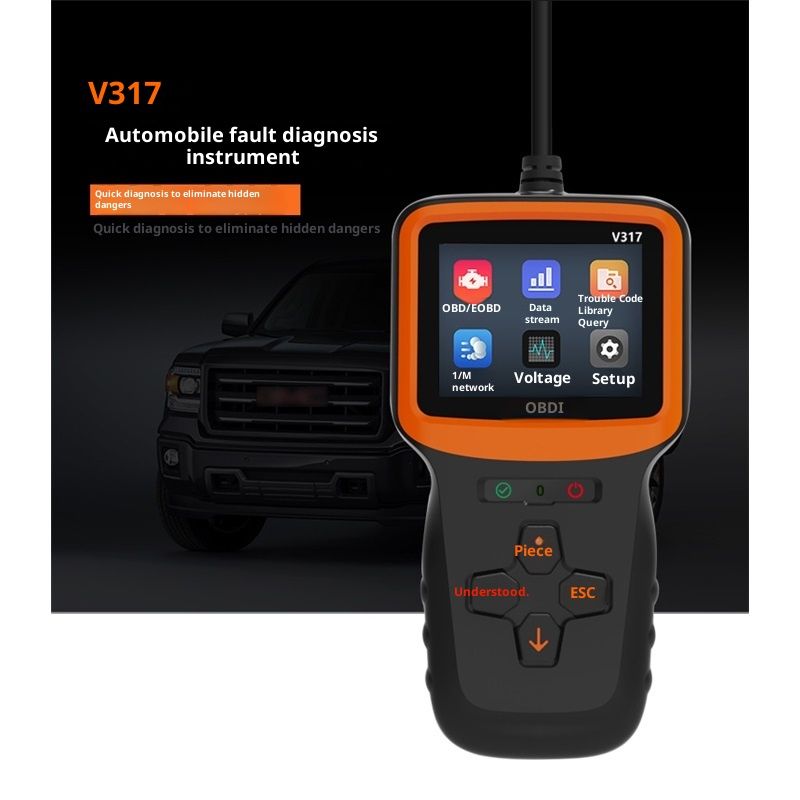 OBD2 Scanner Diagnostic Tool, Vehicle Check Engine Code Readers with Reset & I/M Readiness & More, Car V1192-AZ-W-3884
