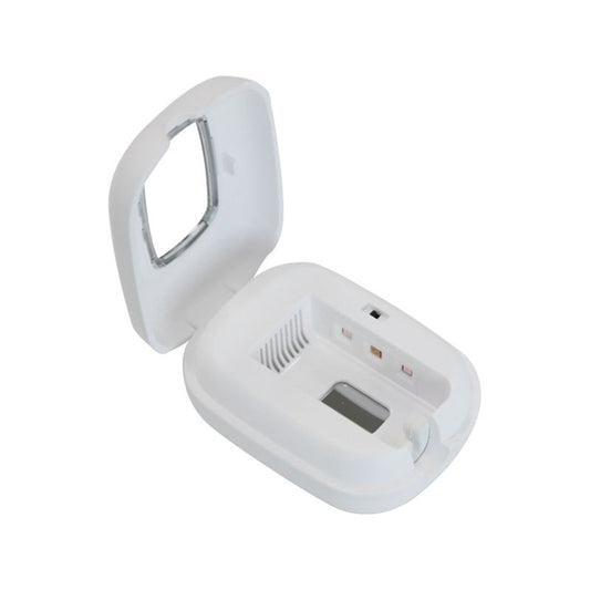 UV Toothbrush Covers Case Holder,Dual UVC Light Clear Window,Toothbrush Cleaner Portable Brush Cover and V1192-AZ-W-3888
