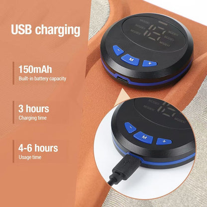 Portable Foot Massager for Tired Feet -6 Massage Modes,Pulse & Deep Tissue Relief, Travel-Friendly Comfort V1192-AZ-W-3891