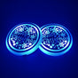 2pcs LED Car Cup Holder Lights, Changeable Color USB Charging Luminescent Car Cup Holder Mat Coaster Insert, V1192-AZ-W-3894