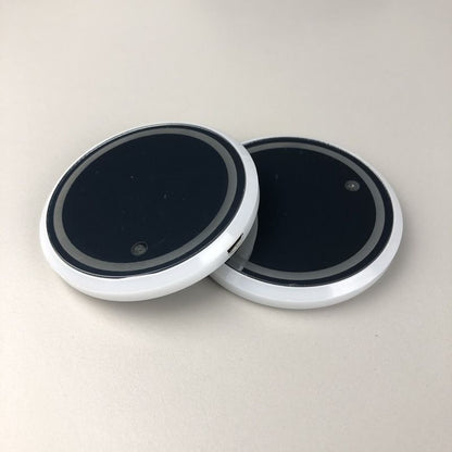 2pcs LED Car Cup Holder Lights, Changeable Color USB Charging Luminescent Car Cup Holder Mat Coaster Insert, V1192-AZ-W-3894
