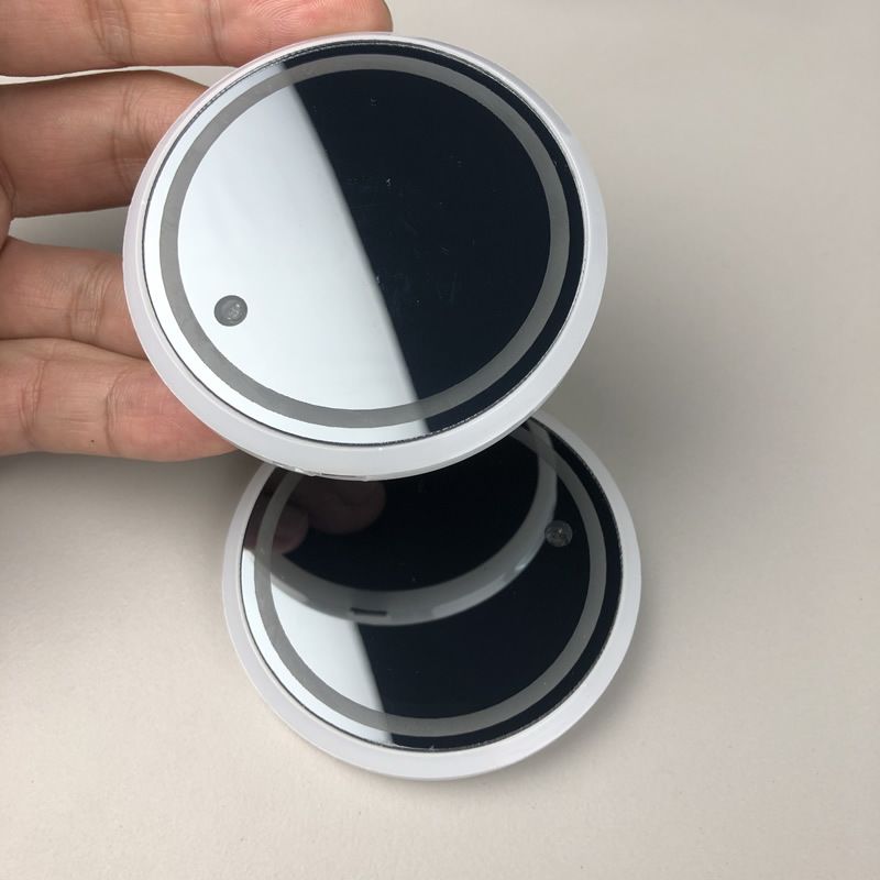 2pcs LED Car Cup Holder Lights, Changeable Color USB Charging Luminescent Car Cup Holder Mat Coaster Insert, V1192-AZ-W-3894