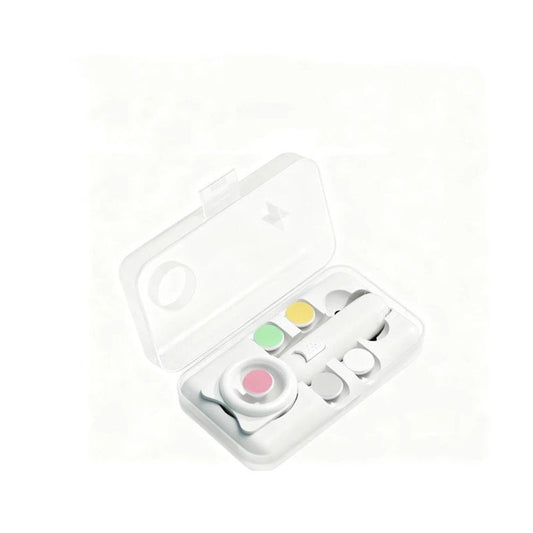 Gentle Baby Nail File with Quiet Design & 360 degrees Light - Safe for5 in 1 Cute Nail Clipper Kit for V1192-AZ-W-3903