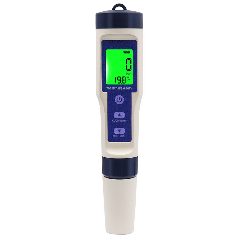 PH Meter & TDS Meter Digital Water Tester 5 in 1 Salinity Tester PH Temp EC and TDS Meter,PH Meter for Water V1192-AZ-W-3910
