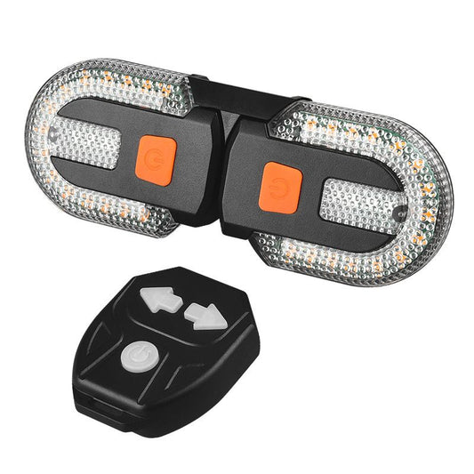 Split Bicycle Rear Lights, USB Rechargeable Turn Signal Bike Taillights for Cycling, Cyclist Safety Warning V1192-AZ-W-3912
