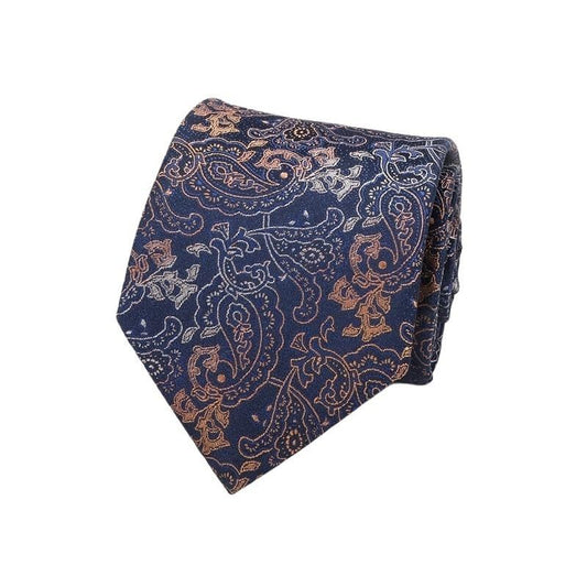Mens 3.15inches Patterned Tie with Floral Printed Pocket Square, Casual Tie Men's Professional Formal Tie, V1192-AZ-W-3918