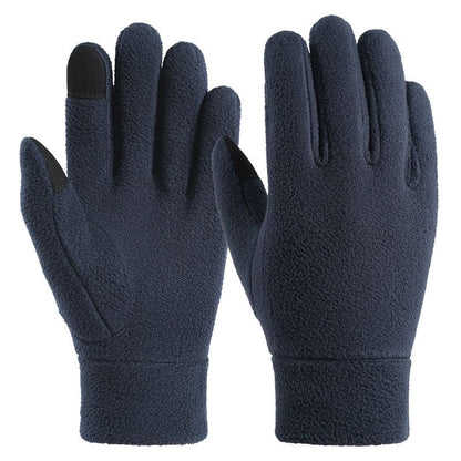 Silk Glove Liners | Soft & Comfortable | Touchscreen Thermal Gloves | Natural Wear | Unisex | navy blue ,XL V1192-AZ-W-3920